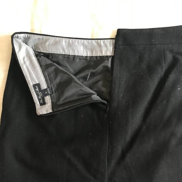 J Crew pencil skirt, sz 8. Black wool. - Picture 3 of 5